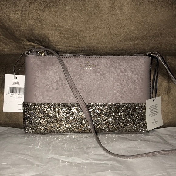 kate spade Handbags - NWT! Kate Spade Glitter Ramey Crossbody Bag